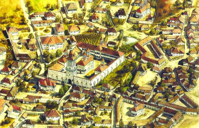 reconstituire a bucurestiului din zona coltea in secolul al XVIII