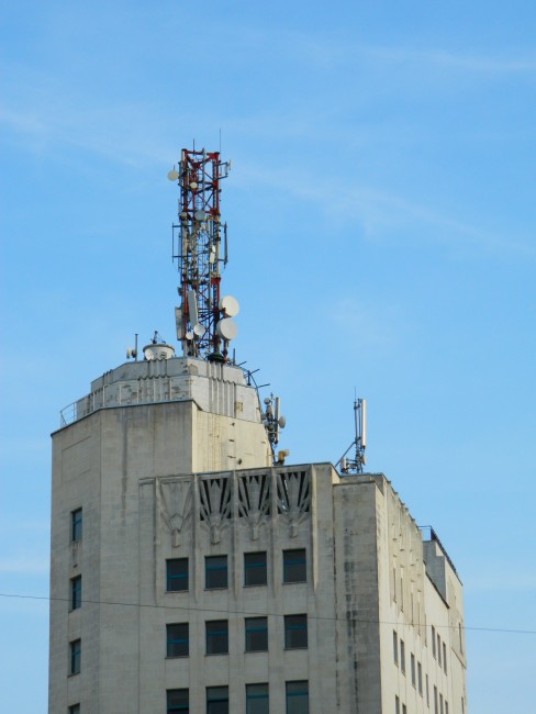 Antene pe Palatul Telefoanelor