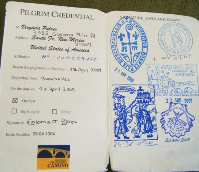pasaportul unui pelerin