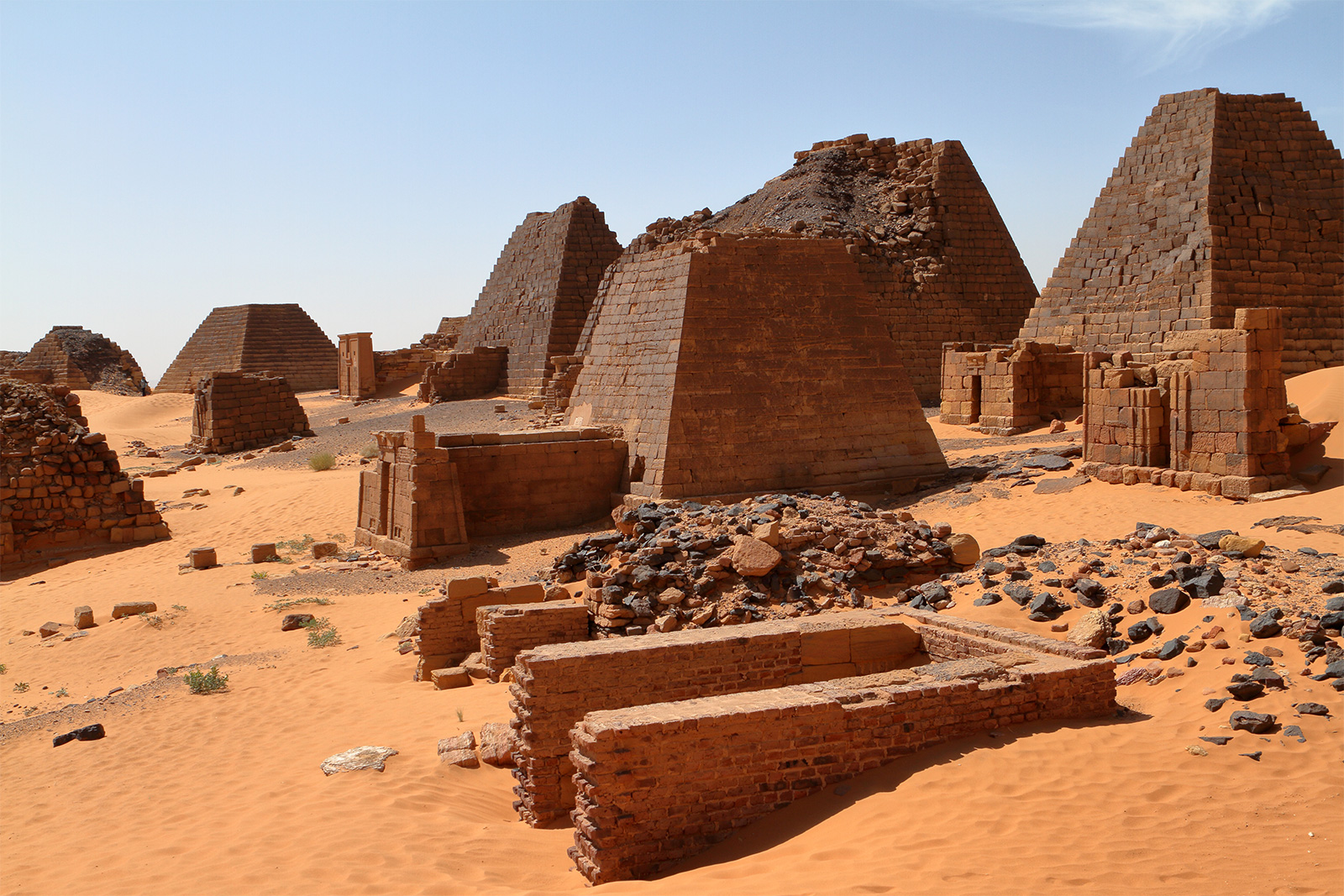 Arheologii au găsit 35 de camere mortuare în Sudan, unde era localizat Regatul Kush în vremea Egiptului Antic
