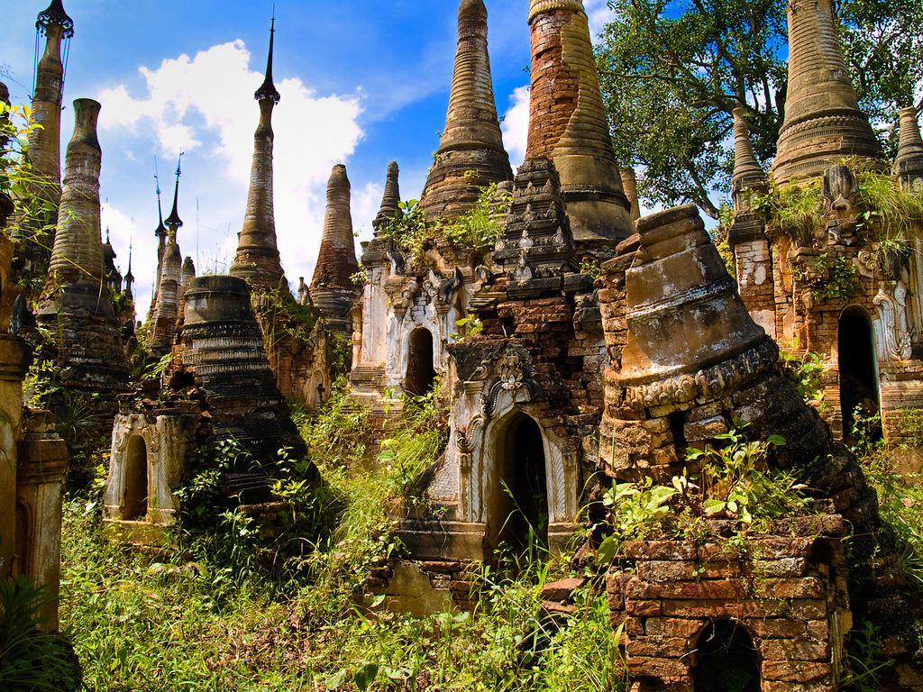 Povestea fantastică a templele pierdute din jungla Myanmarului