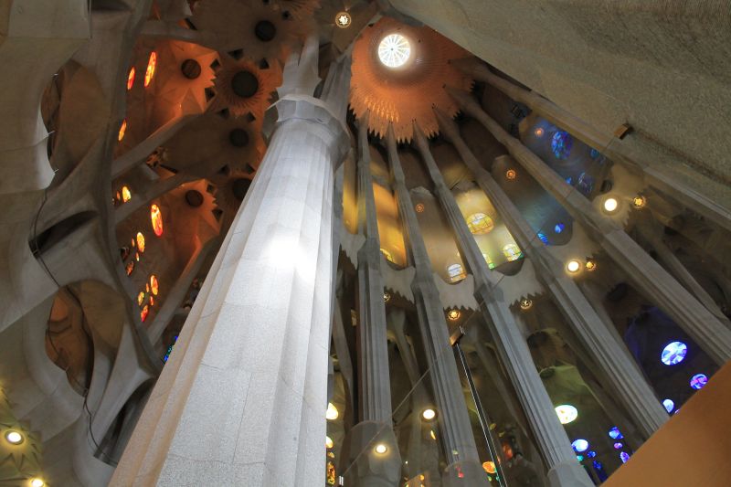 Sagrada Familia, interior, Barcelona, Spania, credit foto@turismistoric