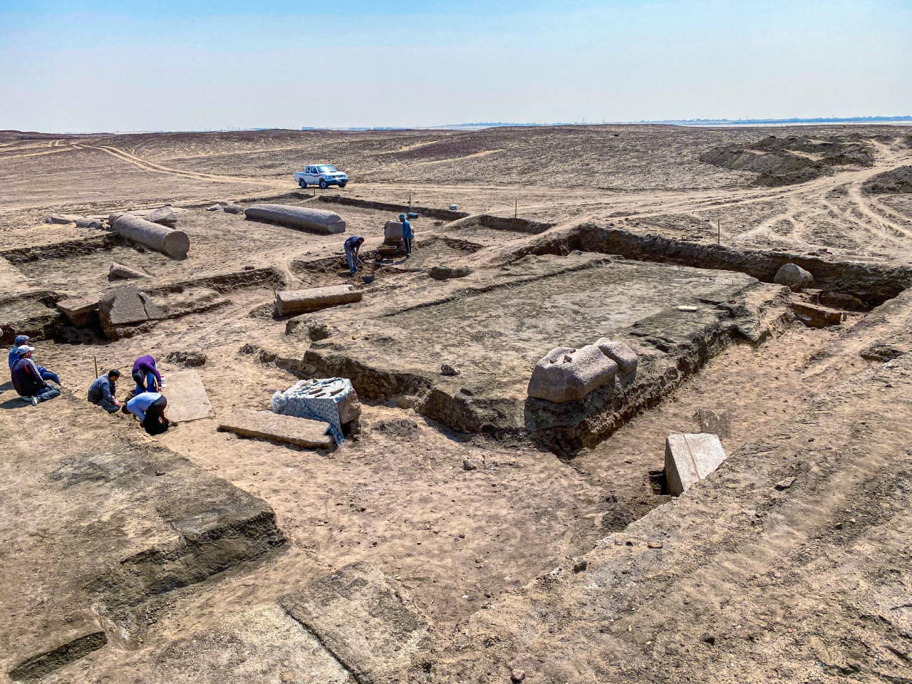 Ruinele unui templu greco-roman, descoperite în nordul Peninsulei Sinai / FOTO