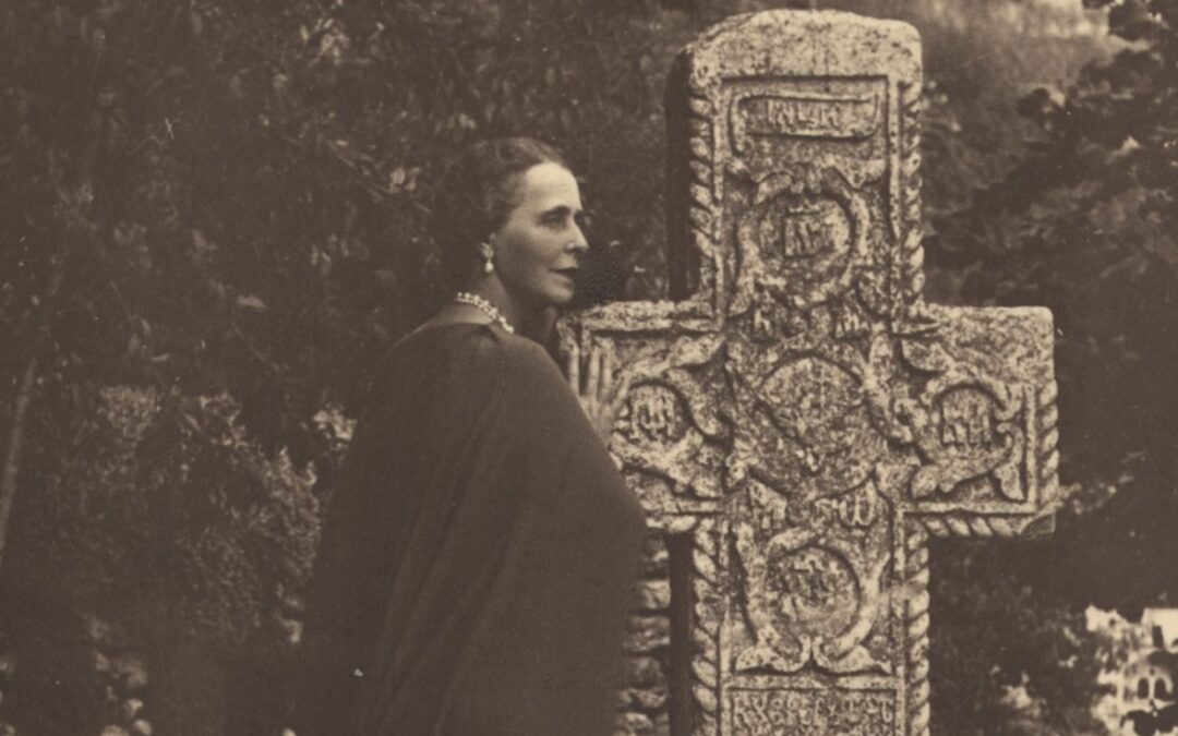 Regina Maria la Balcic, în 1935 (sursa: Arhivele Naționale al României, SANIC, fond Casa Regală. Personale-Regina Maria, dosar III.196.1935, f 59v)