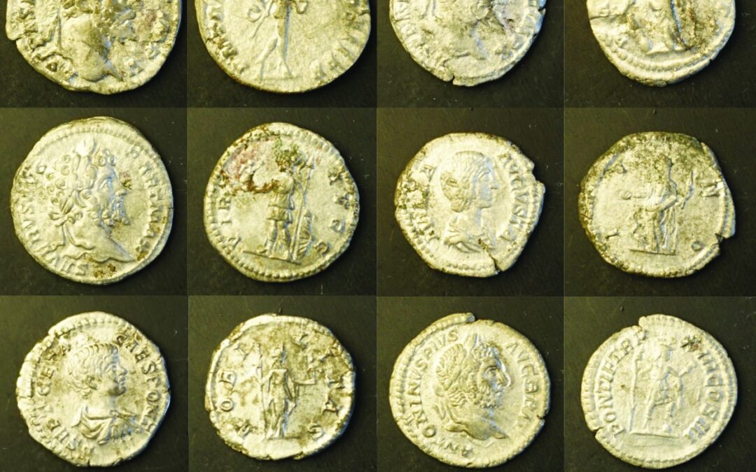 Tezaurul monetar roman de la Răhău (foto: Muzeul Municipal “Ioan Raica” Sebeş)