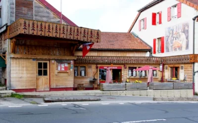 Hotelul unde oaspeții dorm jumătate în Elveția și jumătate în Franța