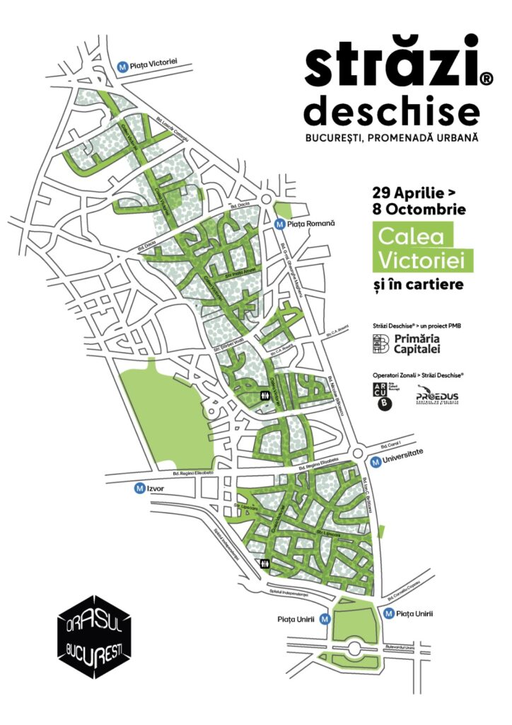 „Străzi deschise” în București, evenimentul outdoor ajuns la a treia ediție