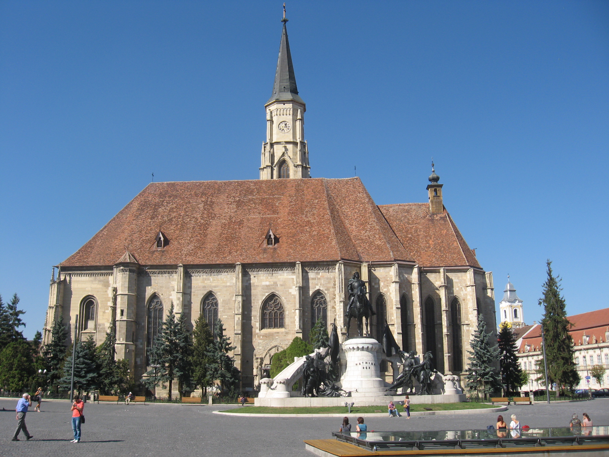 Detaliu „bizar” pe cea mai cunoscută biserică din Cluj pe care mulți nu îl înțeleg