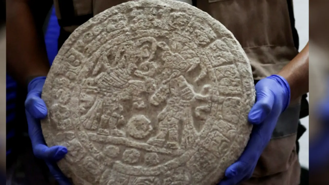 Cum se ținea scorul pe o tabelă de marcaj ale civilizației Maya