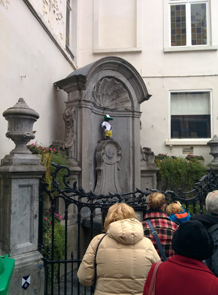 Mannekin Pis din Bruxelles @turismistoric