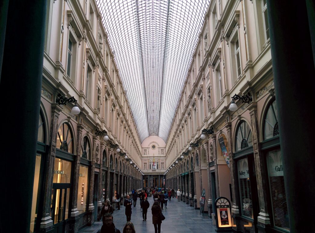 Galeriile Regale Saint-Hubert din Bruxelles @turismistoric