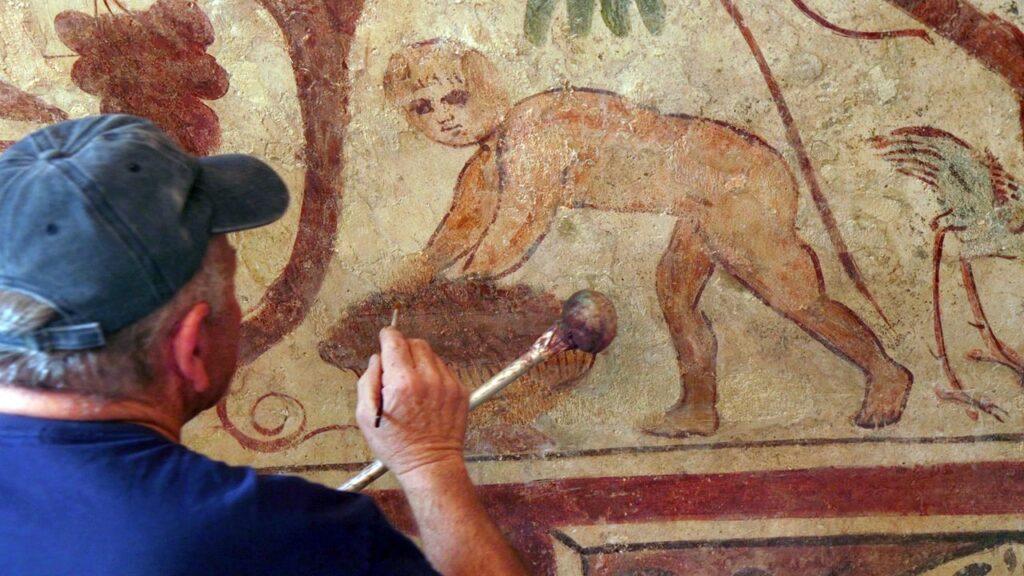 Morminte romane descoperite în Israel (© Emil Aladjem / Israel Antiquities Authority)