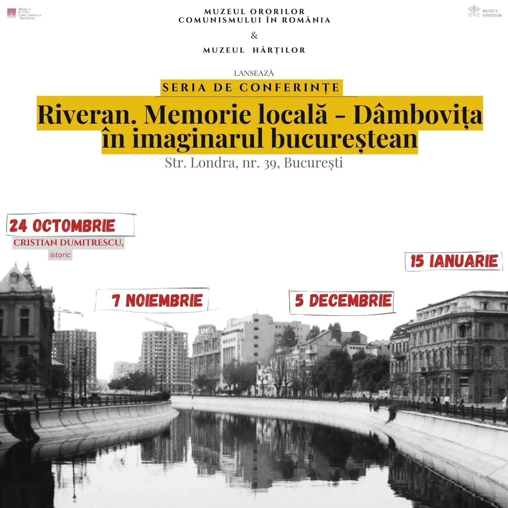 „Riveran. Memorie locală -Dâmbovița în imaginarul bucureștean” – o conferință despre istorie urbană și arhitectură