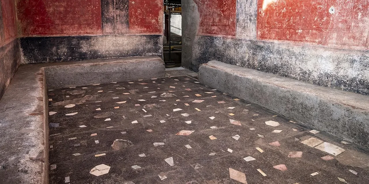 O descoperire extrem de rară în Pompei arată cum trăiau romanii foarte bogați