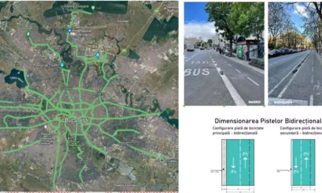 Masterplanul Velo, ce urmează să aducă Bucureștiului peste 500 km de piste de biciclete, pus în consultare publică