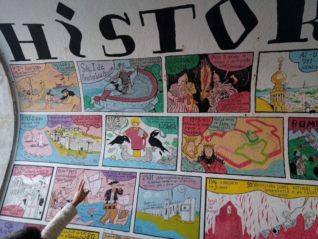 Lisabona, Istoria orasului intr-o caricatura, credit foto @turismistoric