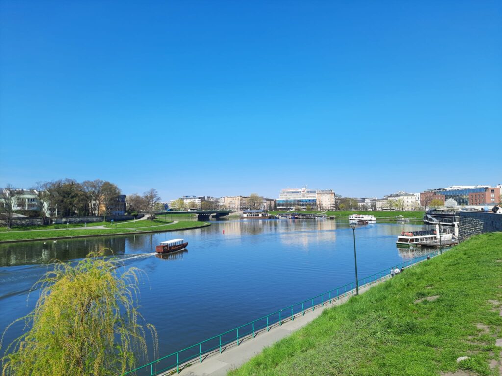 Vistula in Cracovia foto Tudor Sprînceană
