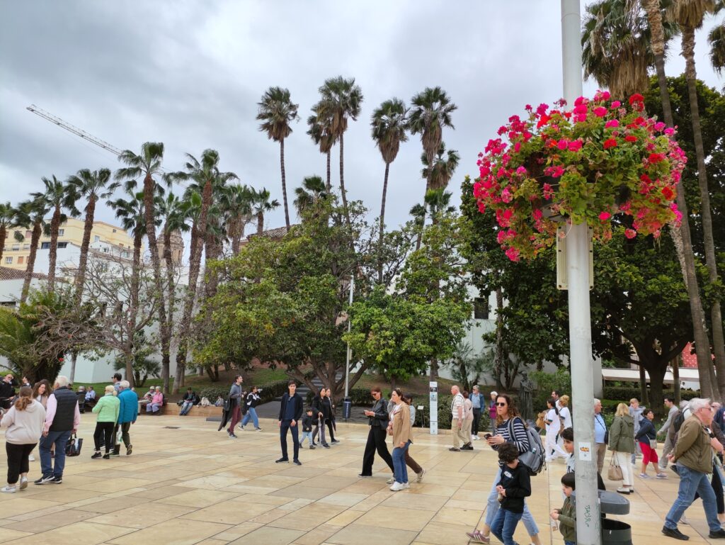 Malaga, vedere de pe unda din strazile pietonale comerciale credit foto Turism Istoric