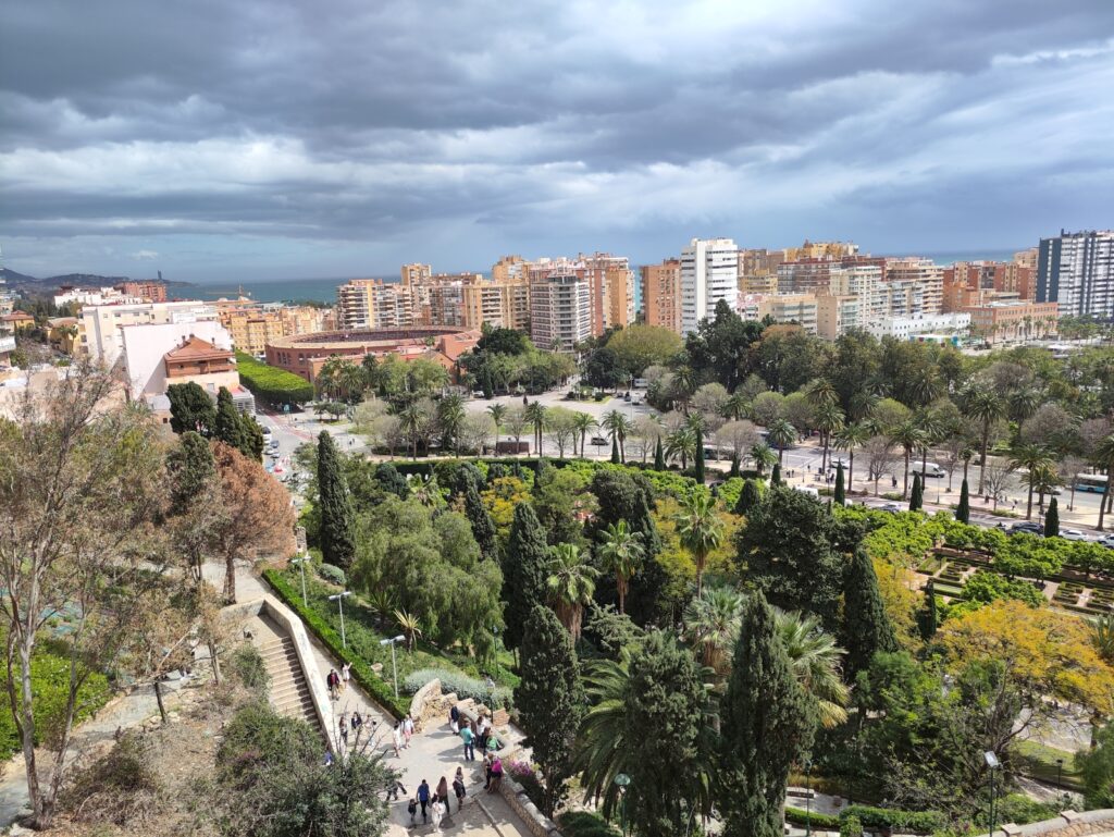 Malaga, vedere din Alcazaba de Malaga credit foto Turism Istoric