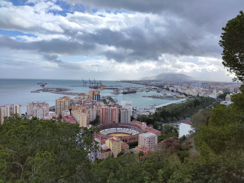 Malaga, vedere din castelul Gibralfaro credit foto Turism Istoric