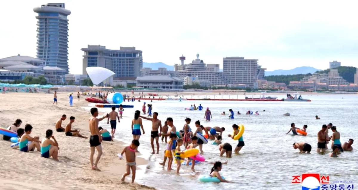 Coreea de Nord a inaugurat cu fast un mega-resort pe litoral, dar turiștii străini lipsesc