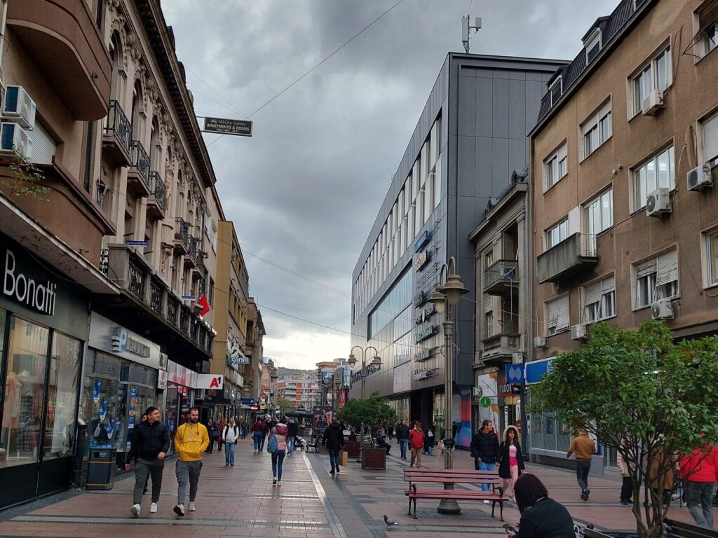 Centrul orașului Niš FOTO Andreea Sprînceană