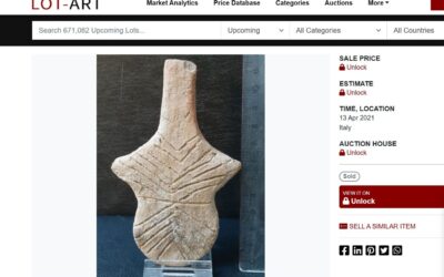 Relicve neolitice de Starcevo-Criș, Vinča, Boian, Gumelnița și Cucuteni, pe site-uri de licitație
