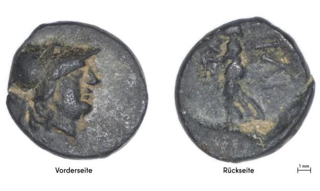 Monedă veche de 2.300 de ani din Troia, descoperită la Berlin. Este primul artefact grec găsit vreodată în oraș