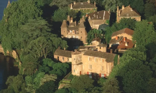 Castelul ascuns de pe o insulă a Lyonului, scos la vânzare la un preț surprinzător