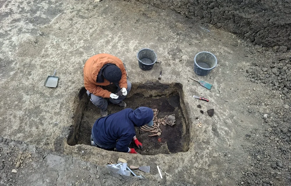 Complex funerar spectaculos, din vremea piramidelor egiptene, descoperit la Botoșani