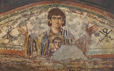 Theotokos Orans: fresca din catacombele Romei și drumul de la zeitatea egipteană Isis la Maica Domnului